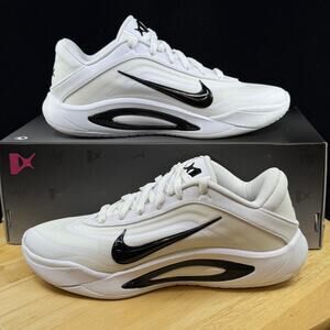 A'One Women's Size 6 White/Black-White HQ8500-100 Fast Shipping